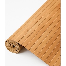 Çok Amaçlı Doğal Bambu Mat Suya Dayanıklı, Kaymaz, Katlanabilir Ve Kullanışlı Yer Paspası 45x70 Cm Çok Renkli
