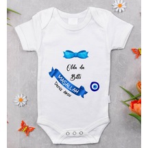 Bitmeyenkartus Bk Kids Isimli Sünnet Tasarımlı Bebek Body Zıbın - Model 1