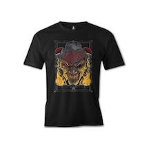 Slayer  Fire Baskılı Siyah Erkek Tshirt 001