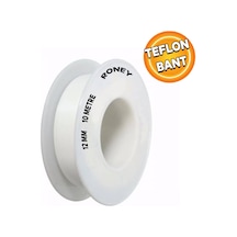 Teflon Bant 12 Mm X 10 Metre
