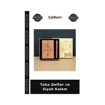 Taba Defter Ve Siyah Kalem Toplantı Aracı Günlük Plan Hatıra