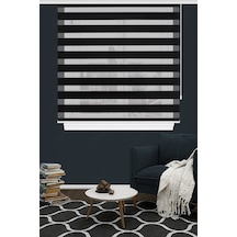 Zebra Perde, Siyah, Alüminyum Sistem