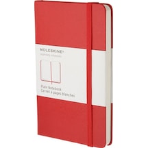 Moleskine 13X21 Sert Düz Kırmızı Butik Defter
