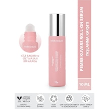 Bade Natural Pembe Kuvars Roll On Yüz Masaj Serumu 10 ML