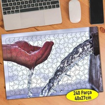 Doğal Kaynak Suyu Avuç İçi 240 Parça Puzzle Yapboz-110488445