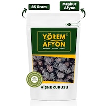 Yörem Afyon Meşhur Afyon'un Zengin Aromalı Doğal Kurutulmuş Çekirdekli Vişne Kurusu Prunus Cerasus 85gr. 85 G