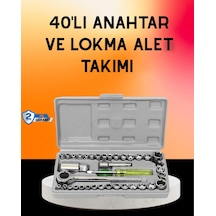 Mey İthalat 40 Parça Cırcır Lokma Anahtar Seti Profesyonel Kullanım