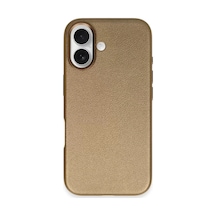 Joko Apple iPhone Uyumlu  16 Uyumlu Wonder Deri Magsafe Kapak - Bronz