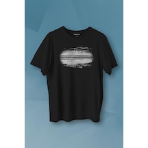 Eat Sleep Drift Repeat Race Drive Drift Siyah Baskılı Tişört Unisex T-shirt 001