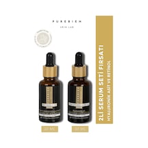 Retinol Serum + Hyaluronik Asit Serum 2li Set