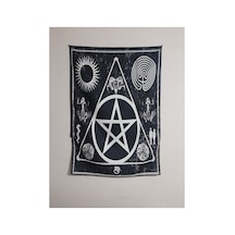 Pentagram 1 No Desenli Tasarım Duvar Halısı
