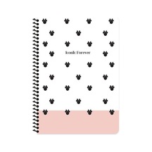 Minnie Mouse 20x28 80 Yp. Kareli.karton Kapak Spiralli Defter