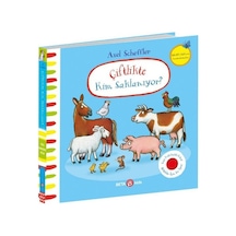 Çiftlikte Kim Saklanıyor? Keçe Kapakçıklı Kitap - Axel Scheffler - Beta Kids