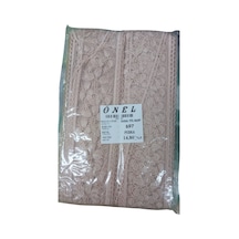 Dantel Polyester Sanal Tül Bant Pudra 14,80 Metre En 6 Cm On-697-pu