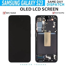 Samsung Galaxy S23 Fe Sm-s711 Çıtalı Oled Lcd Ekran Dokunmatik Siyah