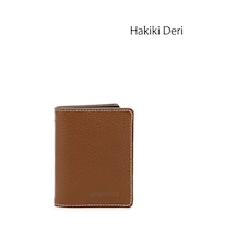 Gönderi(R) Gönderir Tabaya Kahve Gön Hakiki Deri Unisex Kartlık 06499 Taba - Kahverengi