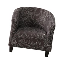 Suntek Magideal Polyester Küvet Sandalye Örtüleri Koltuk Kahverengi b