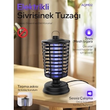 Auhma Aqm02 Elektrikli Sessiz Sinek Ve Sivrisinek Kovucu Lamba Photocatalyst Işık Tuzağı Kokusuz