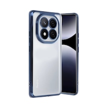 Xiaomi Redmi Note 14 Pro 5g Uyumlu Kılıf Lensli Silikon - Lacivert