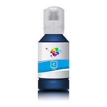 QC Epson EcoTank ET 2500 Uyumlu Yazıcı Mürekkebi 140ml C Cyan Mavi Dye