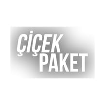 Çiçek Paket Araba Sticker 17x17 Cm Beyaz