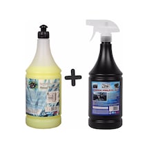 Oto Kalorifer Ve Petek Temizleme İlacı Solventli 1 Lt & Oto Torpido Parlatıcı Süt 500 Ml