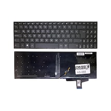 Asus Uyumlu Vivobook N580Vd. N580Gd. N580Vn. M580 Notebook Klavye Işıklı - Siyah