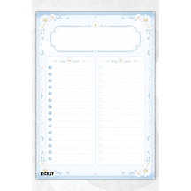 Yapılacaklar Listesi - A5 - 50 Sayfa - To Do List - Checklist - Kontrol Listesi - Planlayıcı - 4003 Çok Renkli