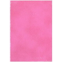 Özkan 2025 Günlük Cep Ajandası 9x13 Pembe Esnek Kapak Pembe