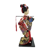 Japon Kimonolu Geyşa Bebek Kabuki Biblo 30 Cm No.19 Anime