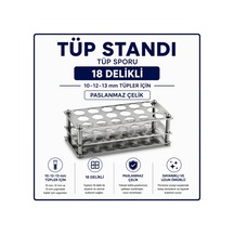Tüp Sporu 10-12-13 Lü Tüpe Göre - 3x6 Sıralı-18 Hazneli - Paslanmaz Çelik