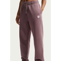 Nike Sportswear Phoenix Fleece Oversize Fit Hibrid Mid Rise Jogger Kadın Eşofman Altı Mor