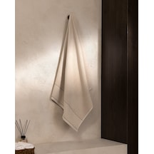 Madame Coco Genevieve %100 Pamuk Banyo Havlusu - Bej - 70x140 Cm 8684427342770 Çok Renkli