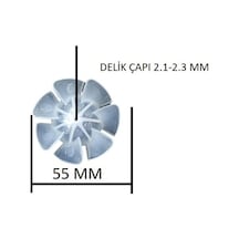 Saç Kurutma Makinesi Pervanesi 7 Kanat - 552189545