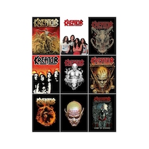 Metal Müzik Grupları - Kreator Çoklu Sticker Seti Diğer