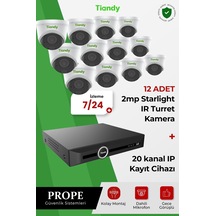 Tiandy 12 Kameralı Ip Sistem Paketi