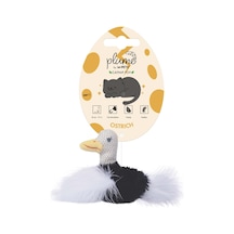 M-pets Plume Ostrich Catnipli Kedi Oyuncağı White