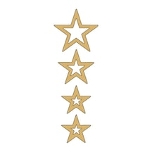 Sevenkardeşler Cg Gold Yıldızlı Çamurluk Üst Sticker