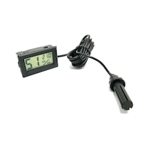 Electroon Dijital İç Ortam Nem Ölçer Termometre Kablolu Sensör