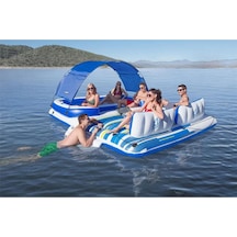 Süper Jumbo Ada Binici 6 Kişilik 389x 274 Cm - Mavi Su Dünyası