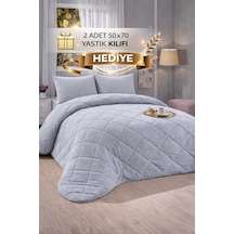 Welsoft Lux Çift Kişilik Yorgan 195 215 Cm Ultra Yumuşak & Sıcak Gri