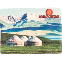 Kırgızistan Temalı Taş Magnet