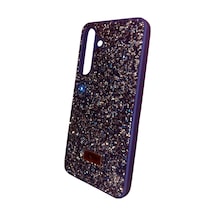 Samsung Galaxy S24 Plus / S25 Plus Yıldız Tozu Premium Lacivert Silikon Kılıf