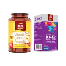 Vitamin C Çinko Propolis 60 Tablet+vitamin D3 K2 20 Ml
