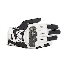 Alpinestars Smx-2 Air Carbon Yazlık Korumalı Motosiklet Eldiveni Siyah Beyaz