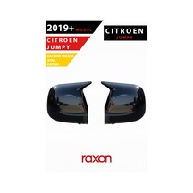 Citroën Jumpy 2019+ Batman & Yarasa Ayna Kapağı Parlak Piano Black Sport