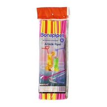 Plastik Artistik Pipet - 50 Adet