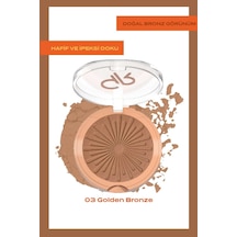 Sun Bright Bronzer Powder No: 03 Golden Bronze - Bronzlaştırıcı Pudra