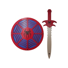 Ahşap Oyuncak Spider-Man Örümcek Adam Kalkanı ve Kılıcı
