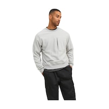 Jack & Jones Jcolab Erkek Sweatshirt 12241523 Gri